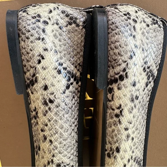 EVERLANE Italian Leather Day Ballet Flat Snake Print 9.5 - Picture 13 of 16